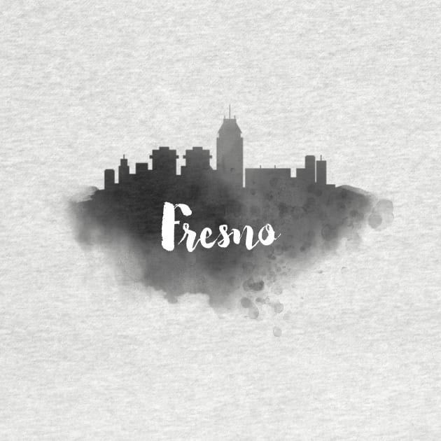 Fresno watercolor by kursatunsal